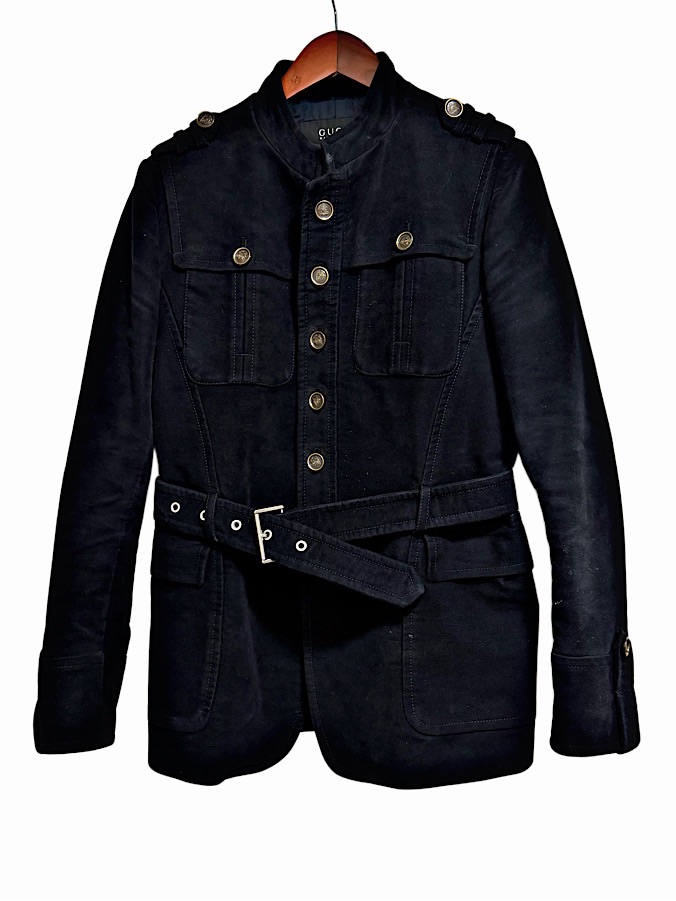 Authentic Gucci Frida Giannini Emblem Buttons Military Jacket